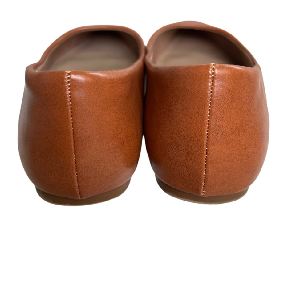 DREAM PAIRS‎ Sole-Classic Women’s Ballet Flats Cognac Pointed Toe - Picture 4 of 14
